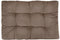 vidaXL - Palletkussen - 120x80x12 - cm - stof - taupe