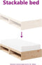 vidaXL - Slaapbank - zonder - matras - 80x200 - cm - massief - grenenhout