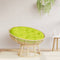 vidaXL - Zitkussen - rond - Ø - 100x11 - cm - oxford - stof - heldergroen