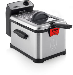 Princess 183001 - Friteuse - 3200 Watt - Aluminium/Zwart