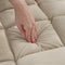 tectake® Snooze Relaxfauteuil - Opvouwbare Vloerstoel - Verstelbare Rugleuning 14 standen - Fluweelzacht