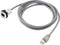 TRU COMPONENTS RJ45-01 RJ45-inbouwbus 1408770 Bus, inbouw, Stekker, recht Aantal polen: 8P8C Aantal polen 8P8C Zilver 1