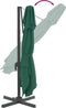 vidaXL - Zweefparasol - met - dubbel - dak - 300x300 - cm - groen