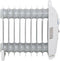 Mesko MS7805 - Oliegevulde kachel - 1000W - 9 ribben - 44x12x44 cm