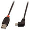 Lindy USB 2.0 - USB-A naar mini-B kabel - 2 m - Zwart