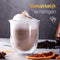 Dubbelwandige theeglazen koffieglazen - Cappuccino glazen - Warme en koude dranken koffietassen dubbelwandig - 250 ML - Set van 2 - VDN