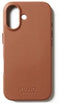 Mujjo iPhone 17 - Volledig Lederen Hoesje - 1mm Verhoogde Rand - Bruin