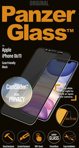PanzerGlass P2668 - Screenprotector - Gehard glas - Privacy - Zwart