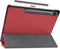imoshion Tablet Hoes Geschikt voor Samsung Galaxy Tab S7 FE / Tab S7 Plus / Tab S8 Plus - imoshion Trifold Bookcase - Rood /Rood