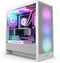 NZXT H5 Flow - Mid-Tower Behuizing - Verbeterde luchtstroom en GPU-koeling - Wit (2024)