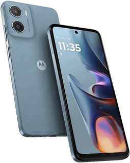 Motorola Moto E15 - Smartphone - 32 MP camera - Lichtblauw