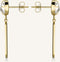 Rosefield Dames Oorbellen - The Jane Liquid Pearl And Initial Bar - Goud - JLPEG-J183