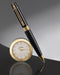 Sheaffer balpen giftset - 300/G9314 - glossy black chrome plated - met tafelklok - SF-G2932551-1