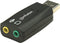 IC Intracom 150859 - USB 3D Audio Adapter - 3D Sound en 5.1 Surround Sound - Zwart