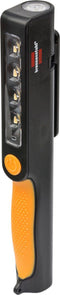 Brennenstuhl Akku LED zaklamp handige LED-penverlichting met 200+150lm, (werklamp op batterijen, inspectielamp incl. draaibare clip met magneet)