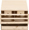 vidaXL - Kippenlegkast - 2 - compartimenten - 63x40x65 - cm - massief - grenenhout