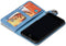 GranC - drukknopen wallet hoes - Geschikt voor iPhone SE (2022 / 2020) / 8 / 7 / 6(s) - Lichtblauw