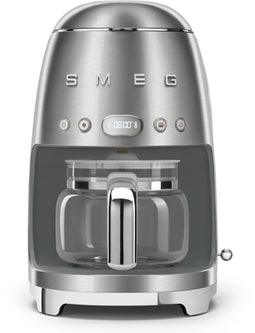 Smeg DCF02SSEU - Koffiezetapparaat - 1,4l waterreservoir 10 kopjes 1050W functies: Timer Warmhoudfunctie Verstelbare Koffiesterkte