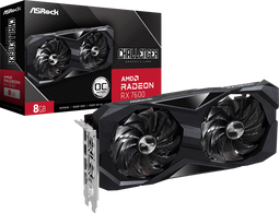 ASRock Radeon RX 7600 - Grafische Kaart - 8GB GDDR6 - 128 Bit