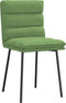 vidaXL - Eetkamerstoelen - 2 - st - fluweel - lichtgroen