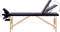 vidaXL - Massagetafel - inklapbaar - 3 - zones - hout - paars