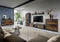 Furnilux Jam Living Combinatie - Tv meubel - Praktische indeling - Bruin - 35x159x330cm