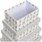 Set Van Opstapelbare Opbergboxen Dkd Home Decor Grijs Huisdieren Karton (43,5 X 33,5 X 15,5 Cm)