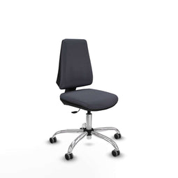 Piqueras y Crespo B00056G - Bureaustoel - Verstelbare hoogte draaiend - Donker grijs