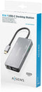 Aisens ASUC-9P018-GR - USB 3.2 Gen 1 Type-C - Ethernet 1Gbps - Grijs