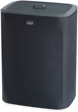 Joseph Joseph Tota - Wasmand - 2 Compartimenten 90L - Zwart