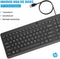 HP 150 - Toetsenbord Draad - FullSize Azerty BE - Chiclet design