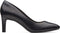 Clarks Calla Rose - Dames Pumps - Hoge hak 6,5 cm - Zwart Leer - Maat 38