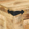 vidaXL - Schoenenbank - 110x35x50 - cm - Massief - Ruw - Mango - Hout
