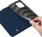Dux Ducis - Geschikt voor Oppo Find X5 - Slim bookcase hoesje - Donkerblauw