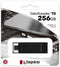 Kingston DataTraveler 70 - USB stick - 256GB - Zwart