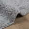 vidaXL - Vloerkleed - PAMPLONA - shaggy - hoogpolig - modern - Ø - 200 - cm - grijs