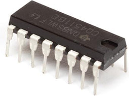 BCD-TO-7-SEGMENT LATCH DECODER / DRIVER (CD4511)