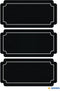 Etiket HERMA 15413 krijtbord schild - 5 stuks