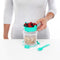 Sistema To Go ontbijtkom met compartiment Breakfast Minty Teal 530ml