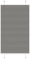 vidaXL - Plissé - rolgordijn - 75x100 - cm - stofbreedte - 74,4 - cm - antraciet