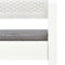 vidaXL - Tuinbank - 2-zits - met - kussens - 120 - cm - kunststof - wit