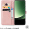 iMoshion Hoesje Geschikt voor Xiaomi 13 Ultra Hoesje Met Pasjeshouder - iMoshion Mandala Bookcase - Rosé Goud