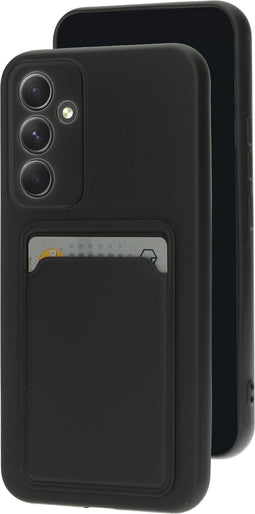 Mobiparts Galaxy A54 (2023) - TPU Case met Kaarthouder - Shockproof - Zwart