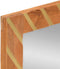 vidaXL - Badkamerspiegel - 50x70x3 - cm - massief - mangohout - en - glas - bruin