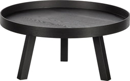 WOOOD Beira Salontafel - Hout - Zwart - 35xø76
