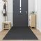 vidaXL - Deurmat - 115x300 - cm - zwart