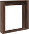 vidaXL - Haardombouw - 100x20x100 - cm - bewerkt - hout - bruin - eikenkleurig