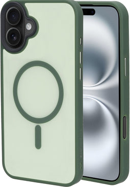 Mobiparts iPhone 16 Plus - Hardcover - MagSafe Compatible - Groen
