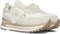 Liu Jo Maxi Wonder 48 - Lage sneakers - Off white suède met fluffy textiel - Beige