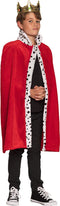 Boland - Koningsmantel kind rood - Kinderen - Koning - Prinsen en Prinsessen- Middeleeuwen